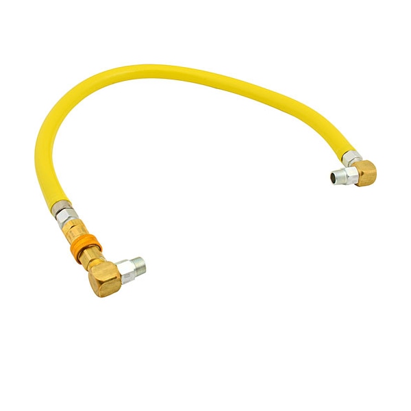 Gas Hose Flex Ctd 3/4 X 48 W/90  (4 3/ 4 O.D )